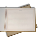Caspari Ivory Snakeskin Guest Book