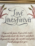 Love Lives Forever Poster + Free Recording