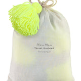 Blue Wool Tassel Garland