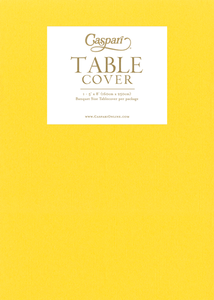 Yellow-Paper Linen Solid Airlaid Tablecover