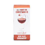 Rosé Wine Ornament