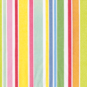 Cabana Stripe Bright Napkin Luncheon