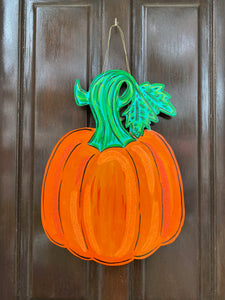 Pumpkin Door Hanger