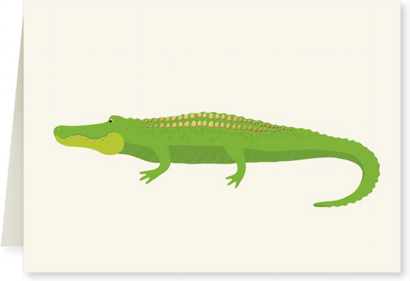Alligator Folded Note