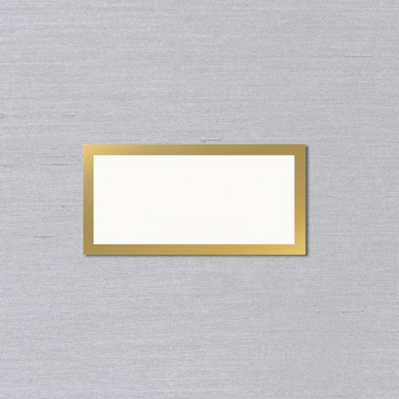 Vera Wang Gold Bordered Place Cards