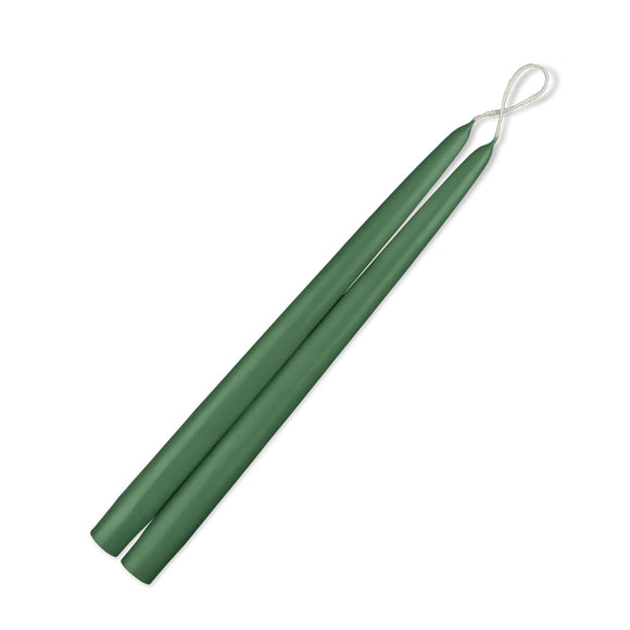 Holly Green Tapers- 1 Pair
