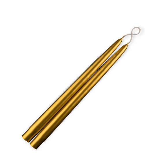 Metallic Gold Tapers- 1 Pair